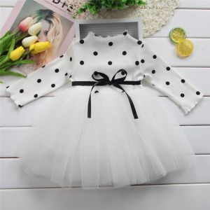 Knitted Full Sleeve Baby Girl Dress