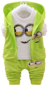 Baby Boy Minion Print 3 Piece Set