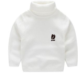 Baby Boy Breathable High Neck Sweater