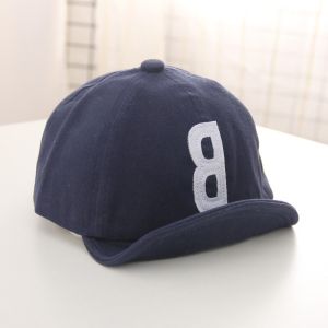 Boys Letter Print Cotton Cap