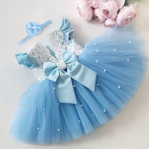 Girls Bowknot Party Wear Dress