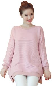 Ladies Full Sleeves Maternity Sweatshirt