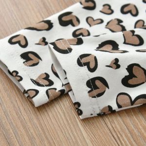 Baby Girl Leopard Print Romper with Headband