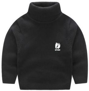 Baby Boy Breathable High Neck Sweater