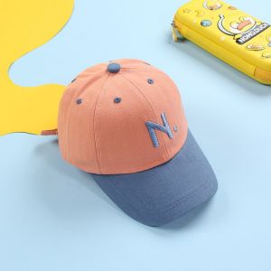 Boys Letter Print Cotton Cap