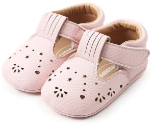 Baby Girl Pink & White Shoes