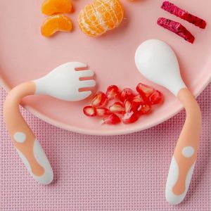 Silicone Baby Spoon and Fork Set