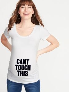 Ladies Printed Maternity T Shirt