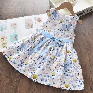 Girls Floral Printed Summer Dress