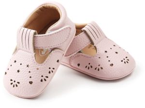 Baby Girl Pink & White Shoes