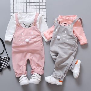 Baby Girl Cotton Romper Set