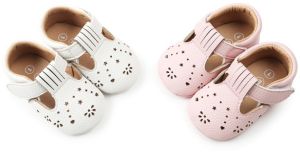 Baby Girl Pink & White Shoes