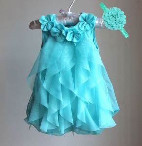 Girls Party Wear Chiffon Summer Dress