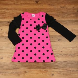 Girls Polka Dot Printed Dress