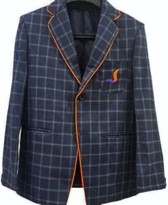 Woolen Checked School Blazer