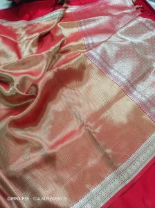 Banarasi handloom pure Mashru kataan silk saree