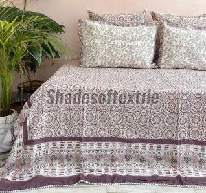 Floral Block Printed Dohar Dohar