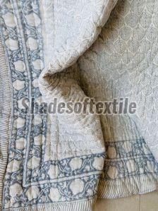 Greyish Blue Cotton Quilt