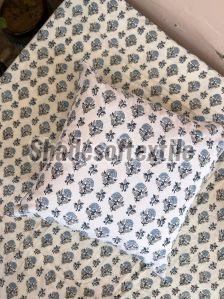 Hand Block Printed Cushion and Pillow Cover Set