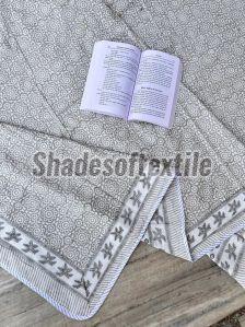 Block Printed Cotton Dohar Blanket