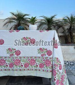 Pink Rose Table Cloth