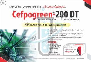 Cefpogreen-200 DT Dispersible Tablets