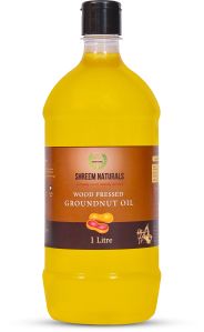 Wood Cold Pressed Groundnut Oil