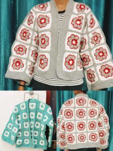 Square Crochet Granny Cardigan