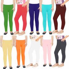 Girls Poly Viscose College Leggings