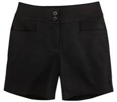 Girls Poly Viscose School Shorts