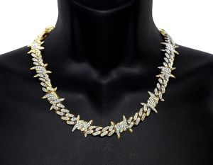 Diamond Cuban Link Chain Studded With Moissanite Diamond For Mens