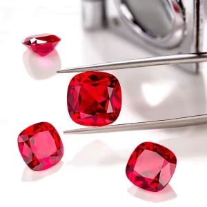 Red Cushion Lab Grown Diamond