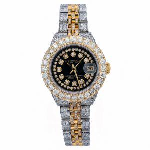 Luxury Top Brand Designer Quartz watches Fully Iced Out Diamond