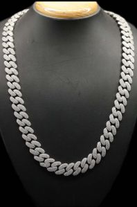 Moissanite Cuban Link Hip Hop Chain For Men