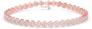 women party wear rose gold bracelet