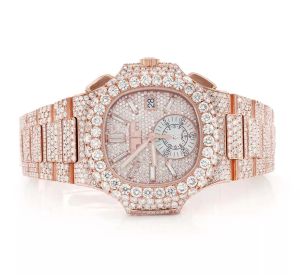 Patek Philippe VVS Moissanite Diamond Watch