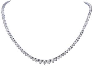 s925 sterling silver studded moissanite diamond tennis chain