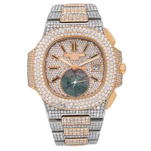 VVS Moissanite Studded Patek Philippe Watch