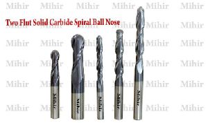 2flut Spiral Ballnose