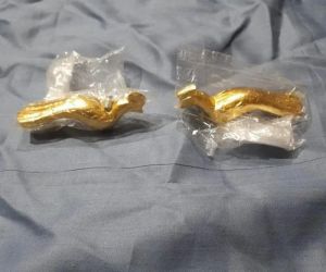 Aluminium Gold Resin Tray Handle