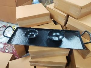 Iron Black Serving Tray