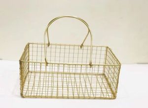 Rectangular Metal Wire Basket