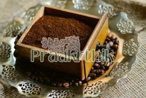 grounded coffee powder