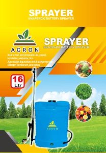 Agricultural battery sprayers