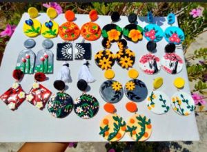 Designer Clay Handmade Earrings