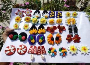 Designer Clay Handmade Earrings
