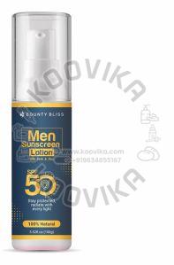 Bounty Bliss Men Sunscreen Lotion With AHA& Zinc SPF 50