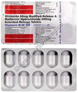 60mg Gliclazide Modified Release & 500mg Metformin Hydrochloride Extended Release Tablets