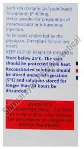 400mg Teicoplanin Injection