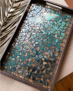 Mosaic Rectangular Serving Tray